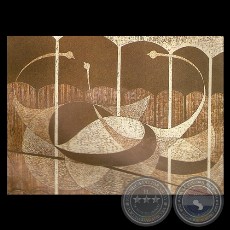 SIN TÍTULO - Grabado sobre cuero de LOTTE SCHULZ